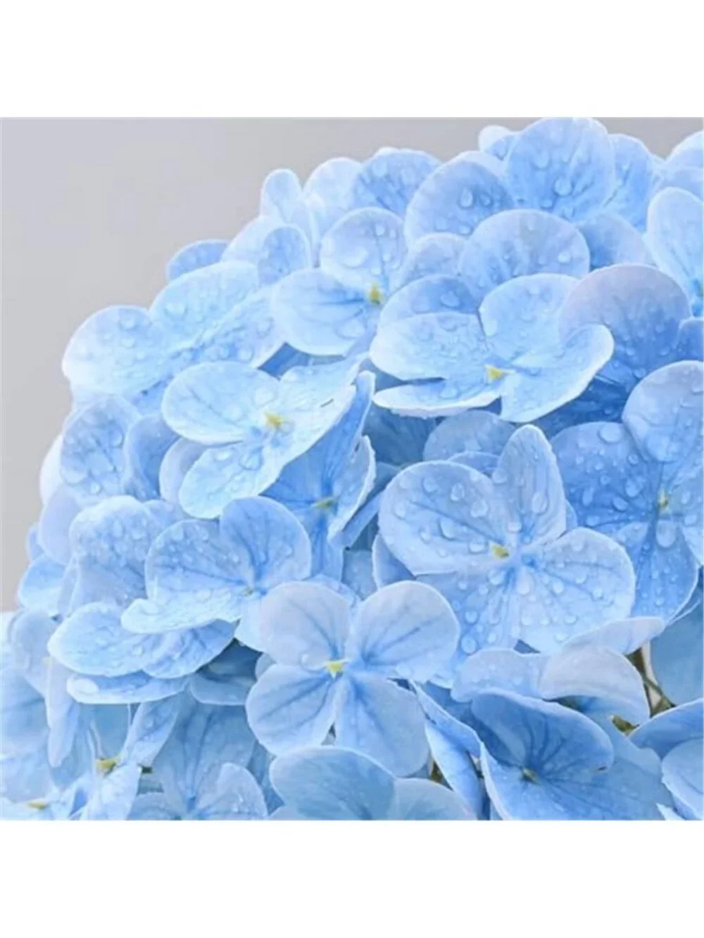 Artificial Hydrangea Flowers Blue Faux Floral Bouquet Wedding Home Decor